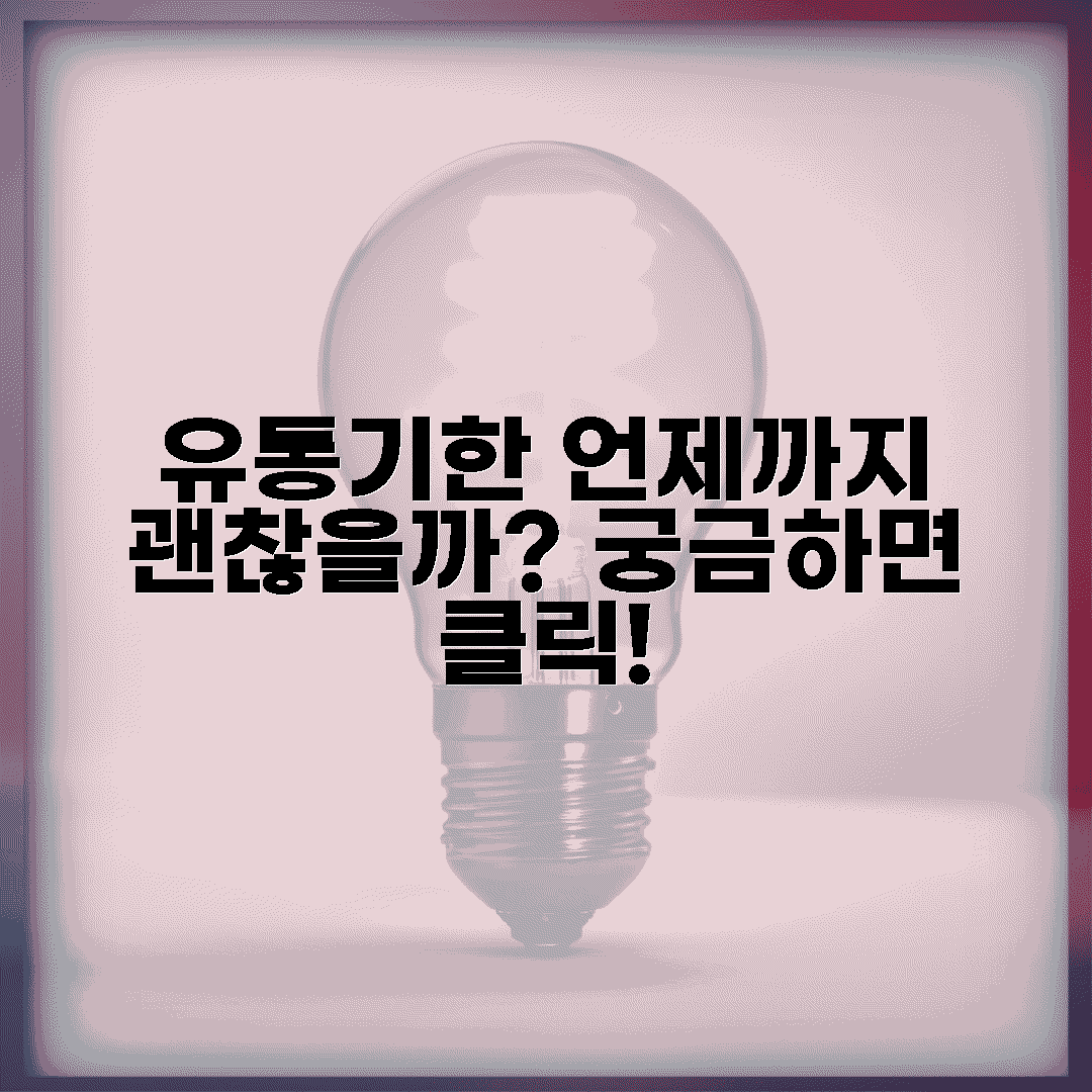 유효기간은 언제까지일까?