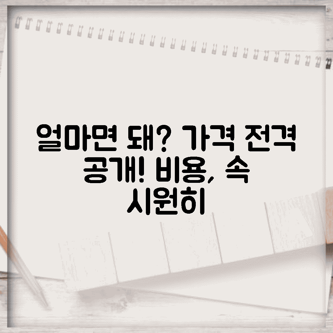 비용은 얼마나 들까?