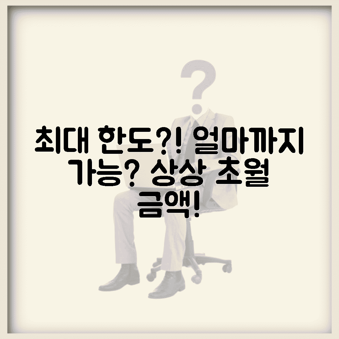 최대 한도, 얼마까지 될까?