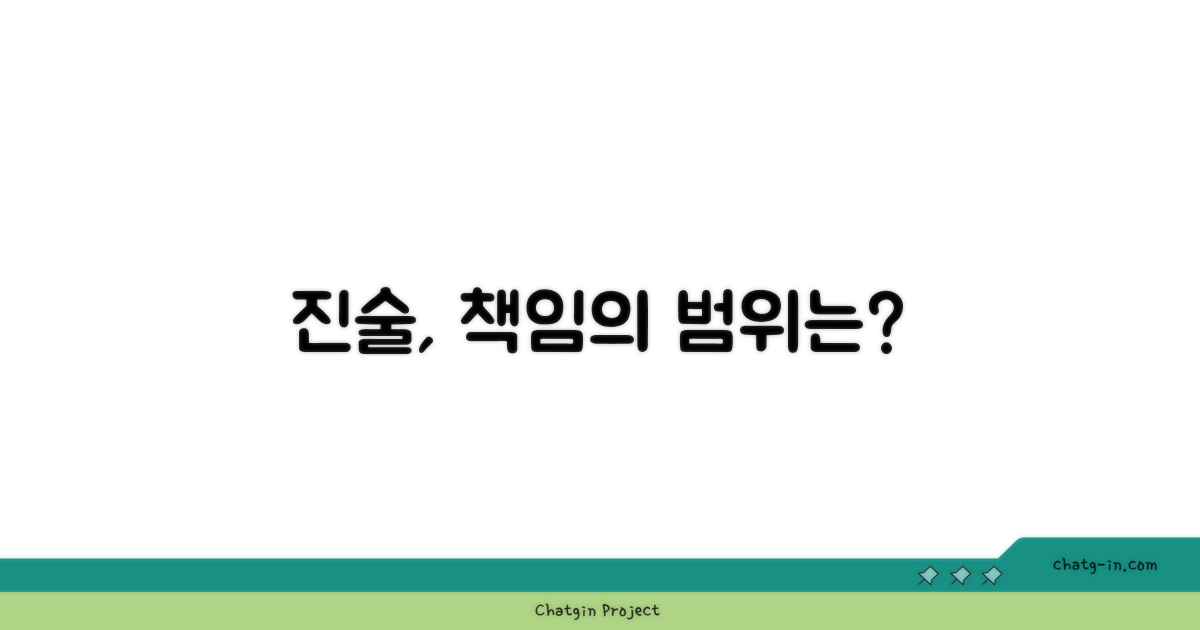 진술, 어디까지 책임지나?