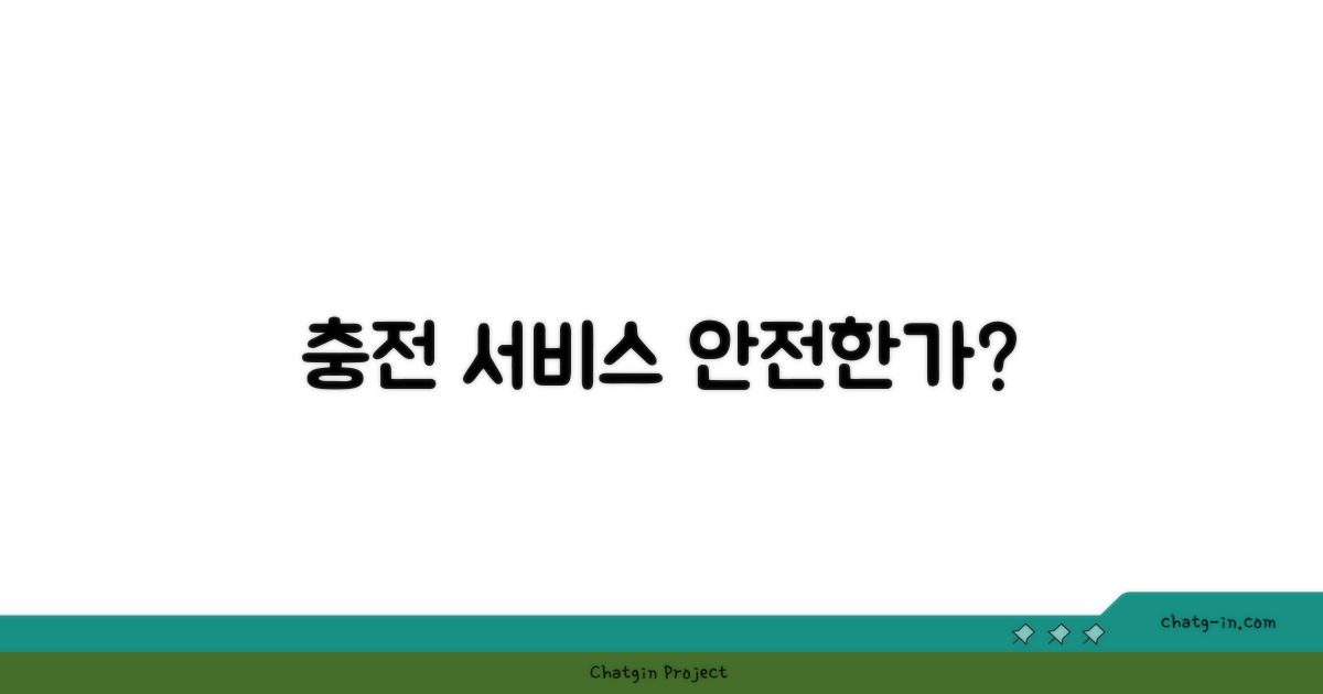 충전 서비스는 안전할까?