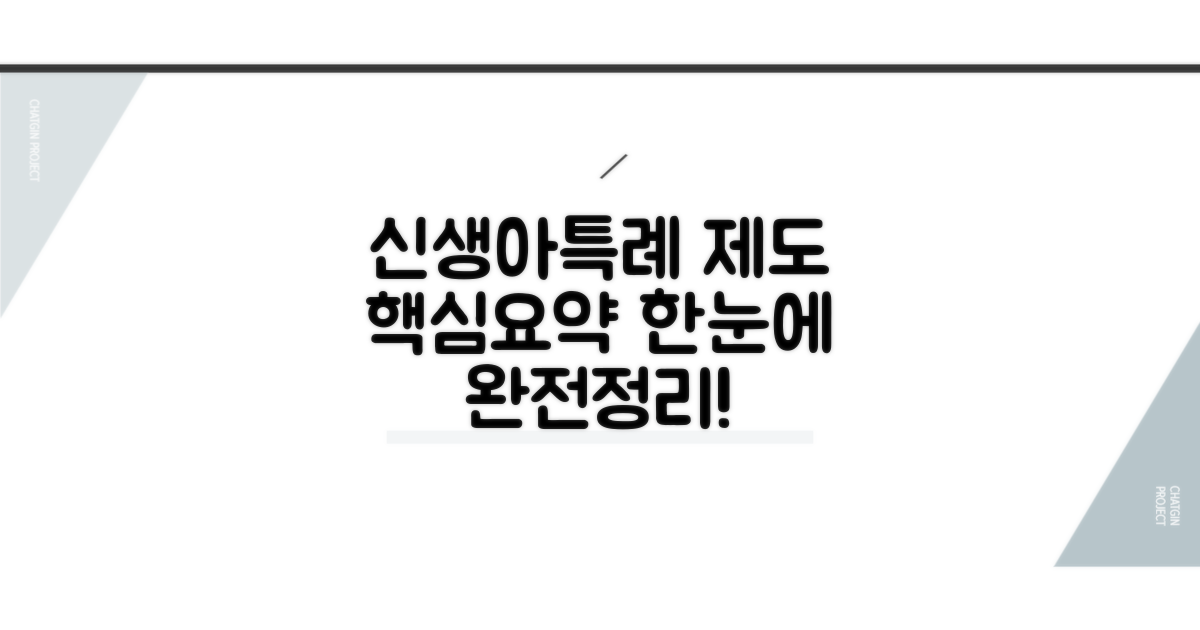 신생아특례 제도 개요