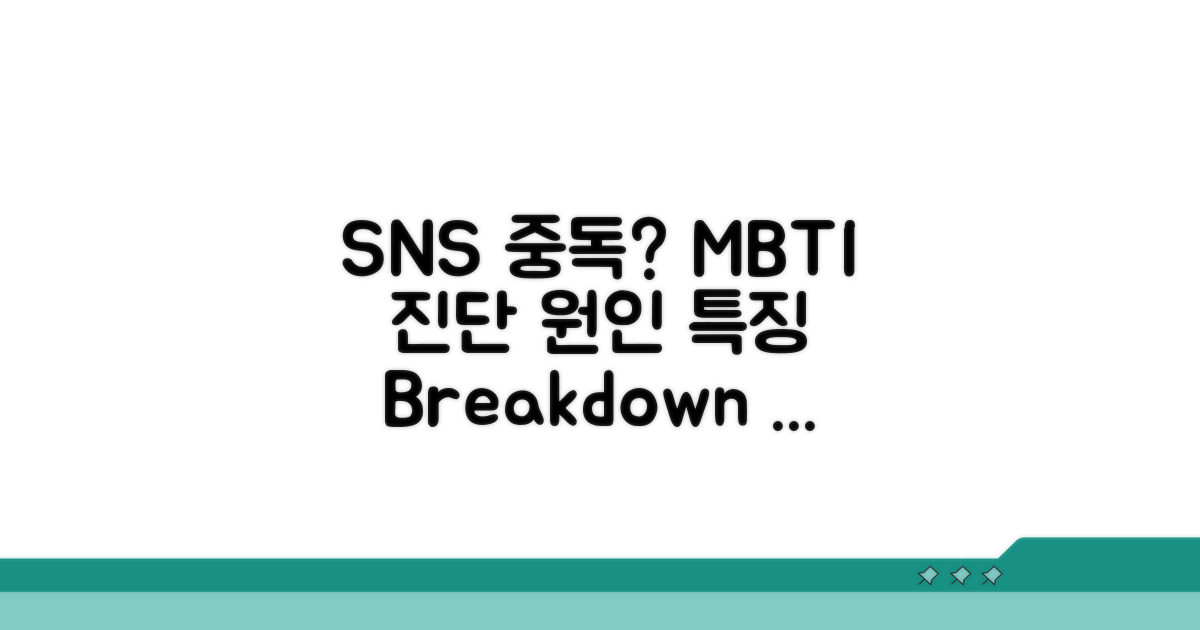 SNS 집착 원인과 MBTI 유형별 특징