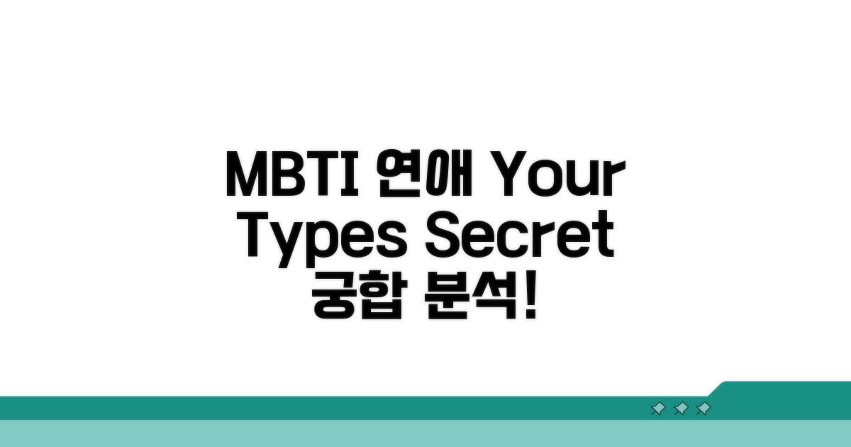 인기 MBTI 연애 스타일 분석