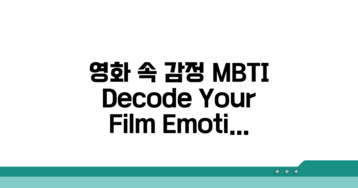영화 속 감정, 당신의 MBTI는?