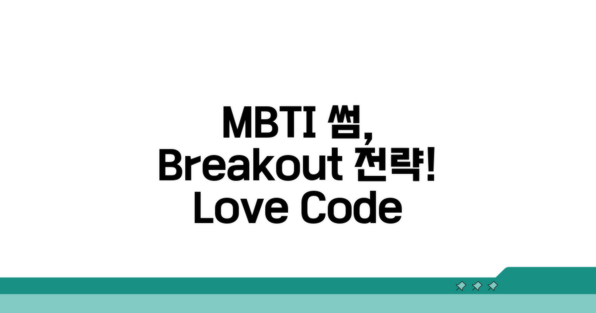 MBTI별 썸 단계 돌파 전략