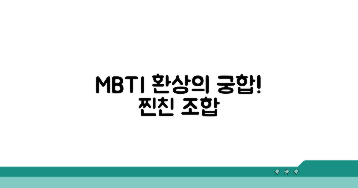 가장 잘 통하는 MBTI 친구 조합
