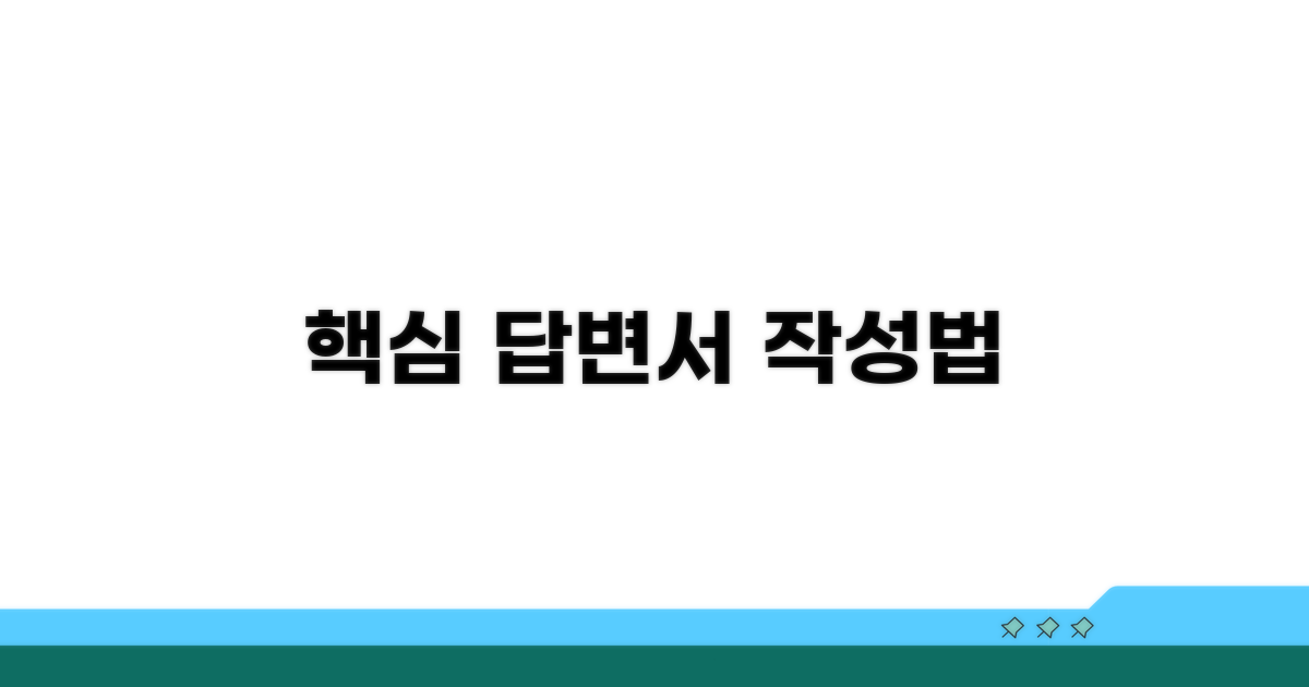 답변서: 핵심 작성법