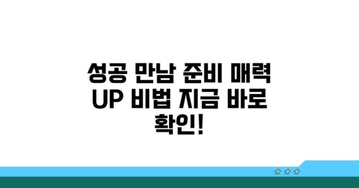 성공적인 만남을 위한 준비