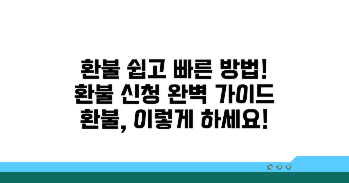 환불 절차와 신청 방법 완벽 가이드