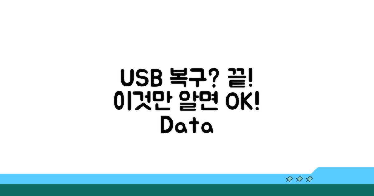 USB 데이터 복구, 이것만 알면 끝!