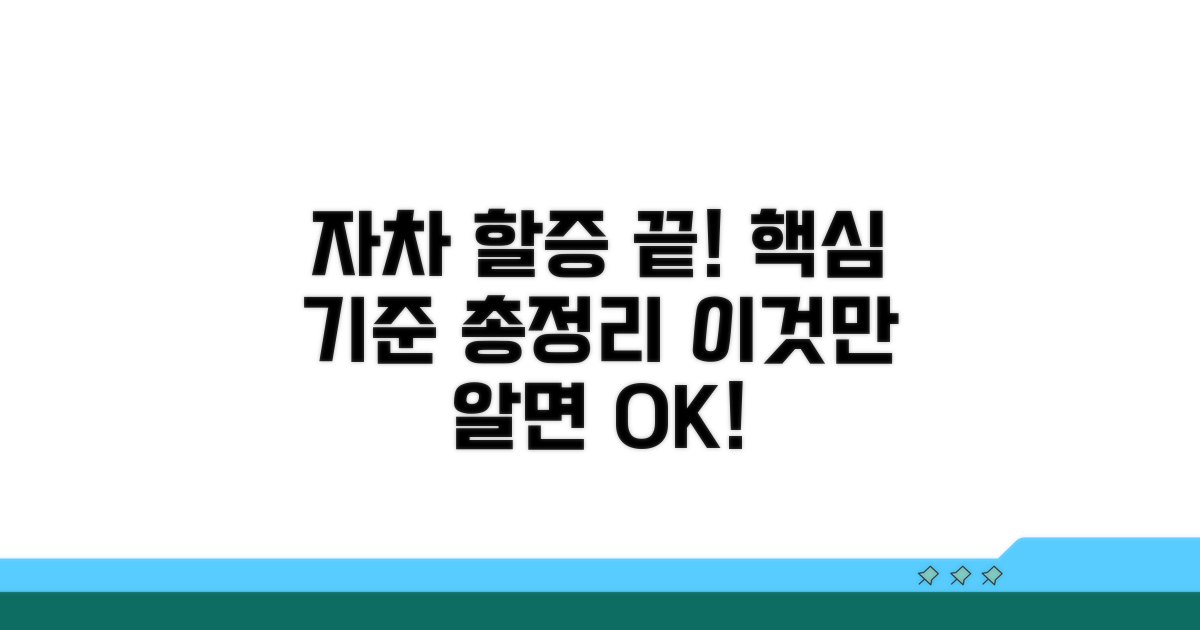 자차 할증 기준, 이것만 알면 끝!