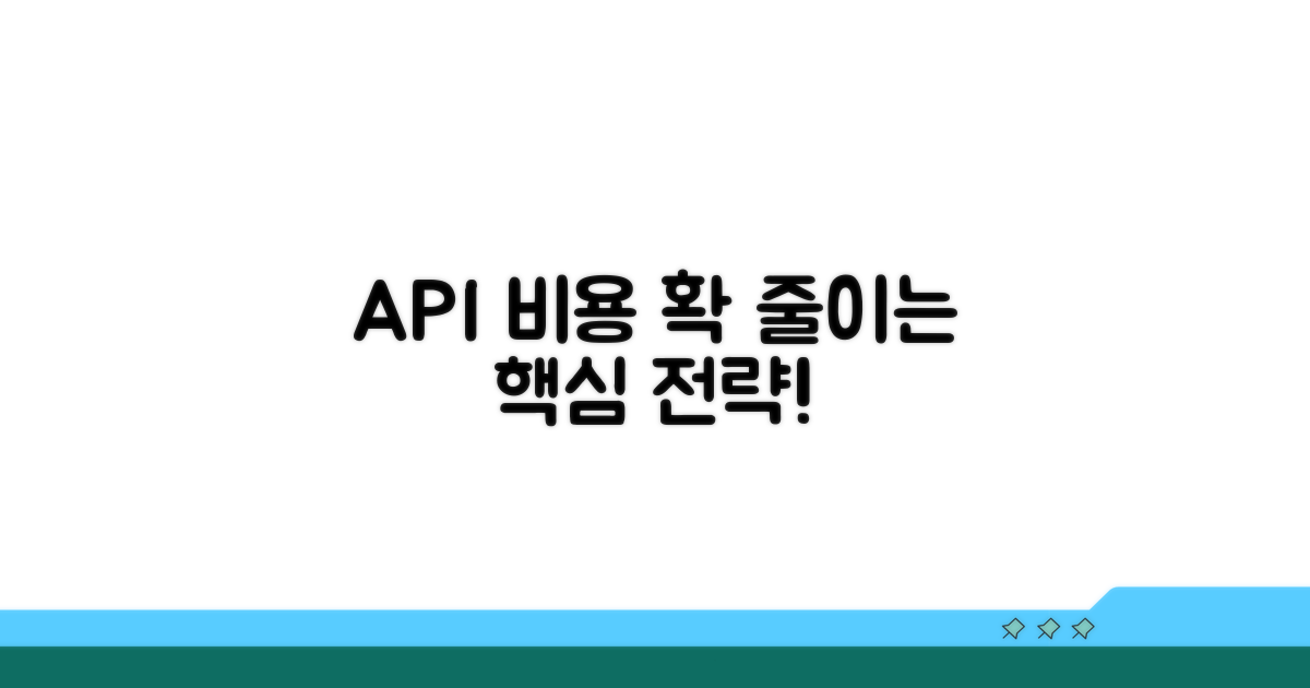 API 비용 절약 핵심 전략