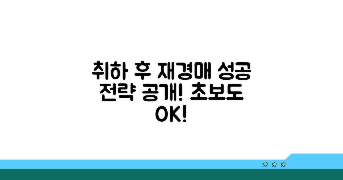 취하 후 재경매 성공 전략