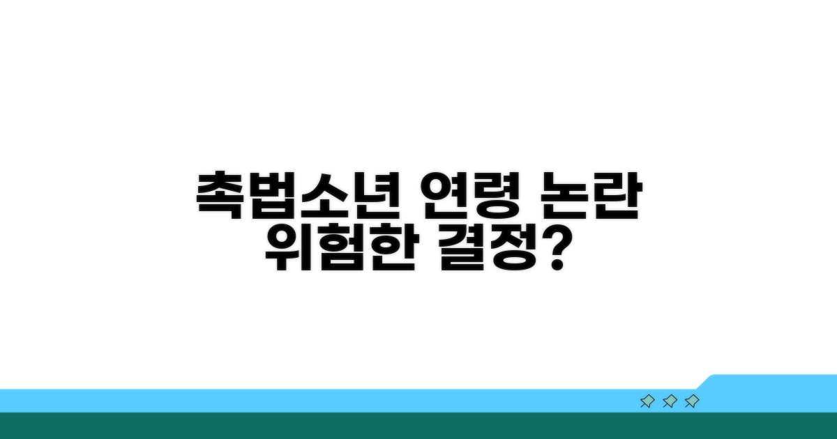 촉법소년 연령 하향 조정 논란