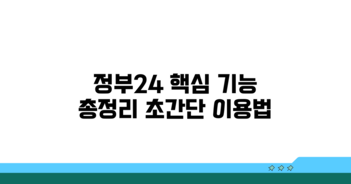 정부24 이용법과 상세 절차