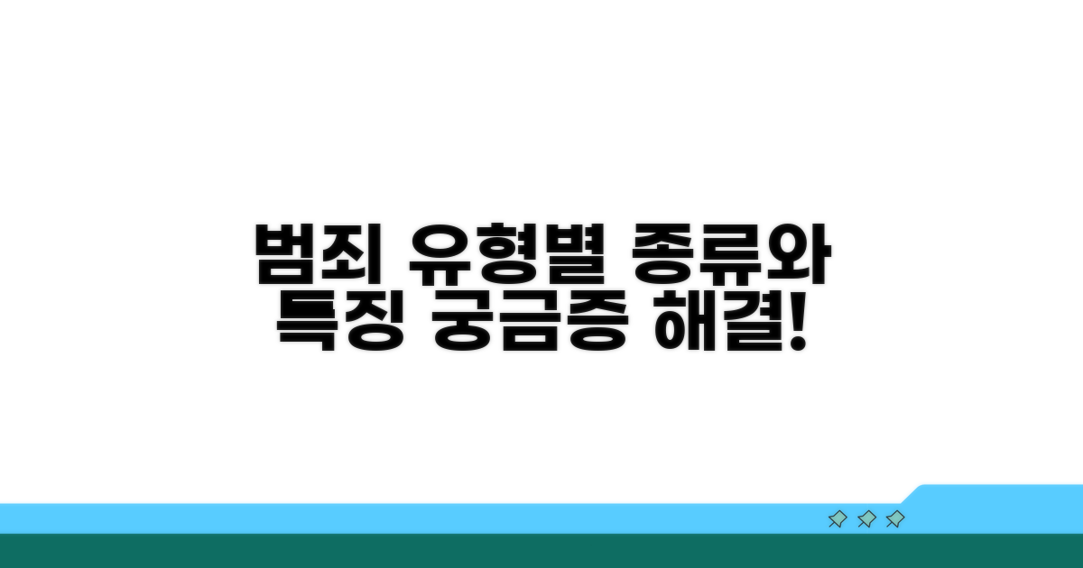 가장 흔한 범죄 유형별 살펴보기