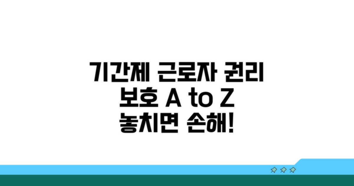 기간제 근로자 권리 보호 핵심