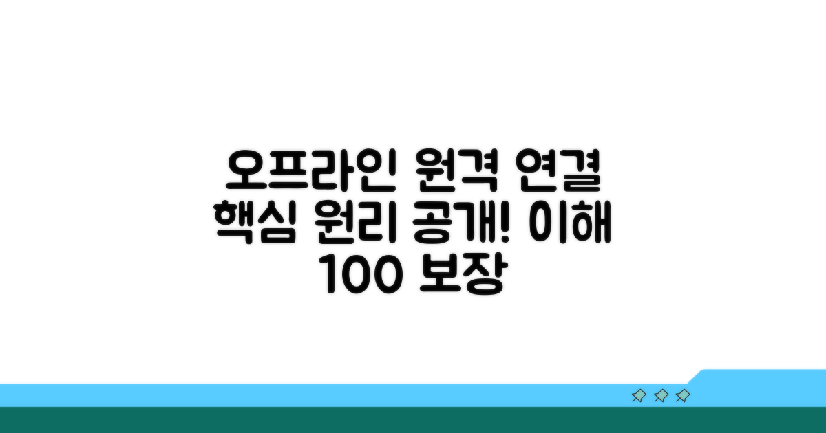 오프라인 원격 연결 기본 원리