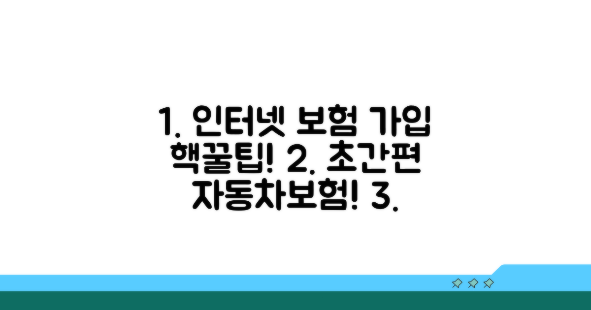 인터넷 자동차보험 가입 방법