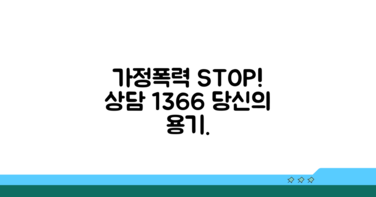 1366 가정폭력 상담 안내