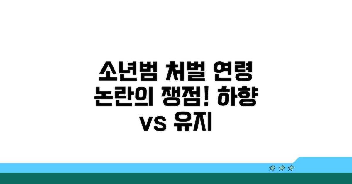소년범죄 처벌 연령 논란과 쟁점