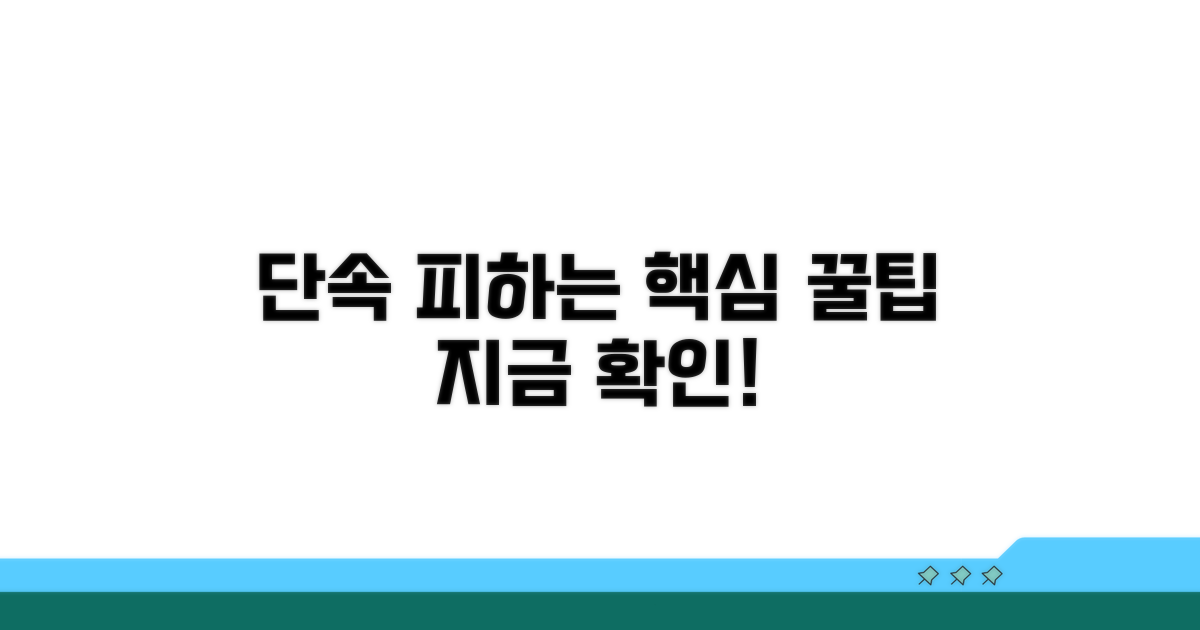 단속 피하는 실전 꿀팁 확인