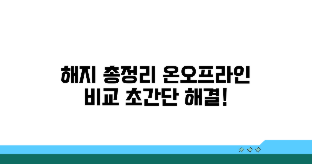온라인/오프라인 해지 방법 완벽 비교
