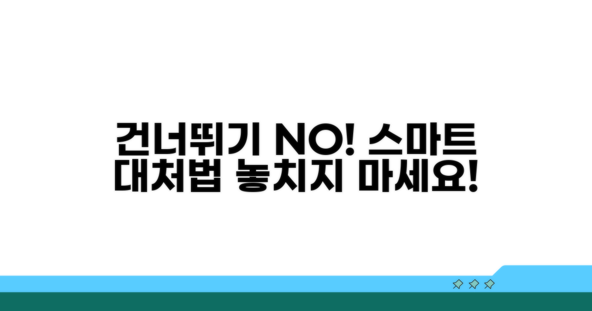 건너뛰기 방지, 똑똑하게 대처하기