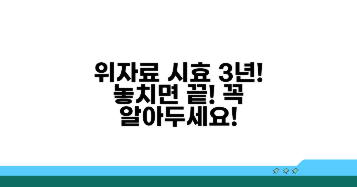위자료 소멸시효 3년, 핵심 정리