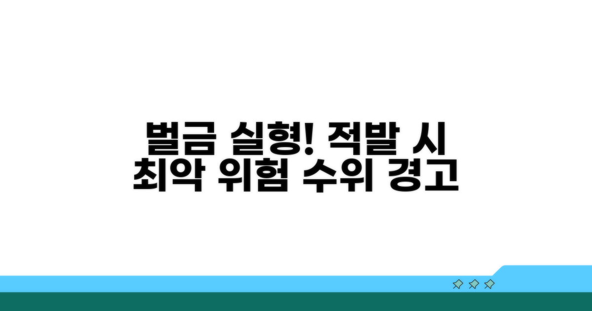 적발 시 벌금 및 실형 수위