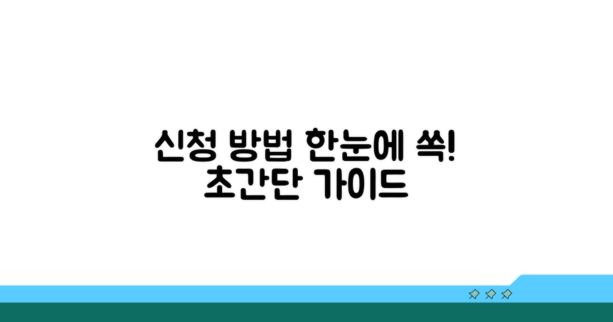 신청 방법 한눈에 보기