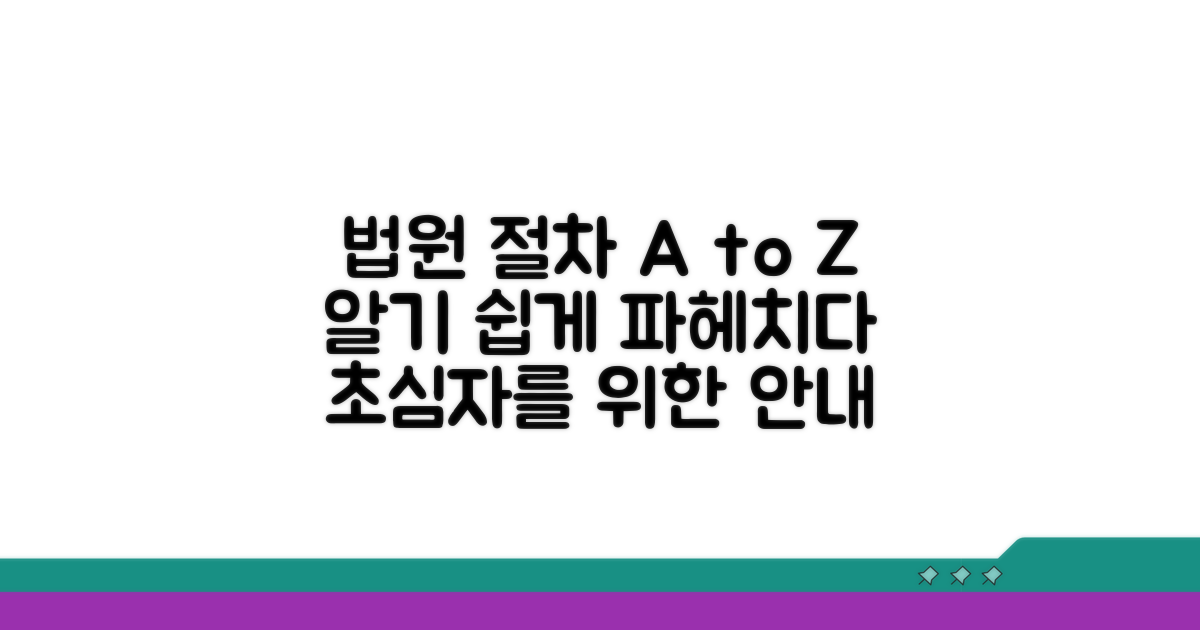 법원 절차, 무엇부터 알아볼까