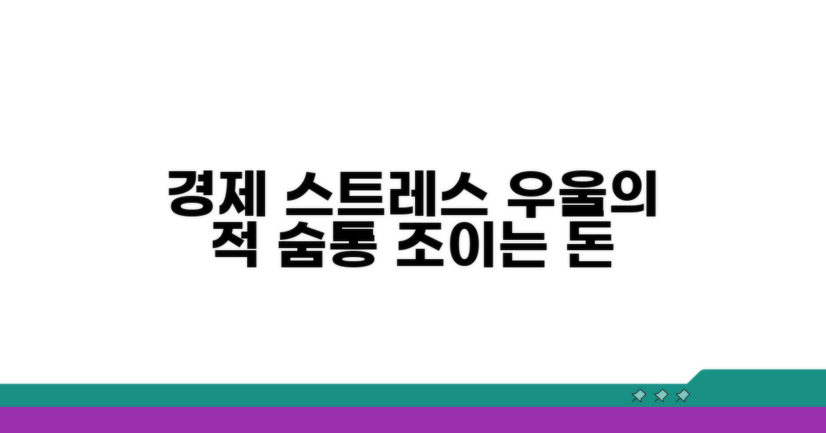 경제적 스트레스, 우울함 부르는 원인