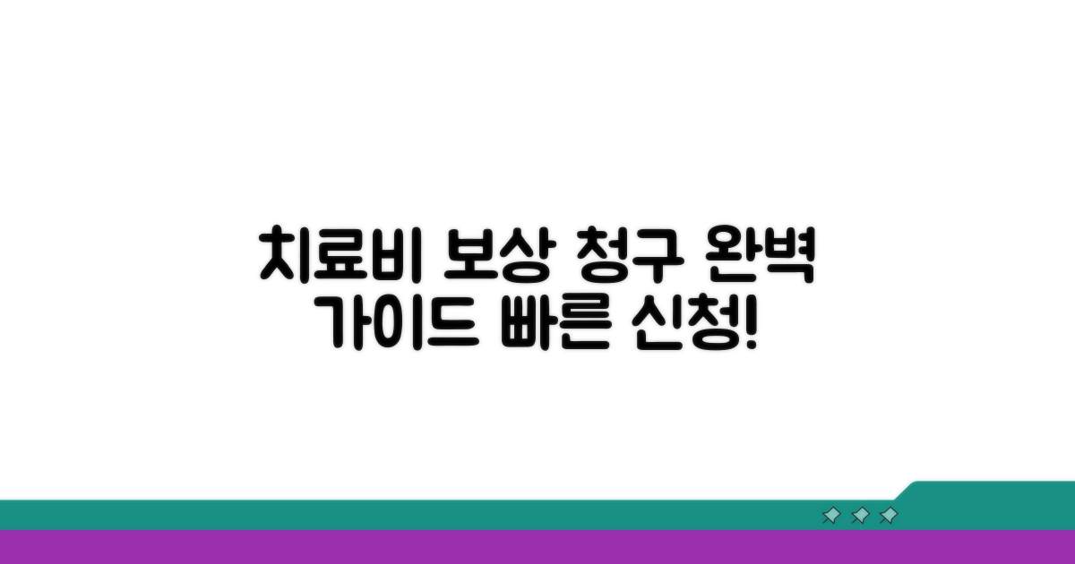 치료비 보상 청구 방법