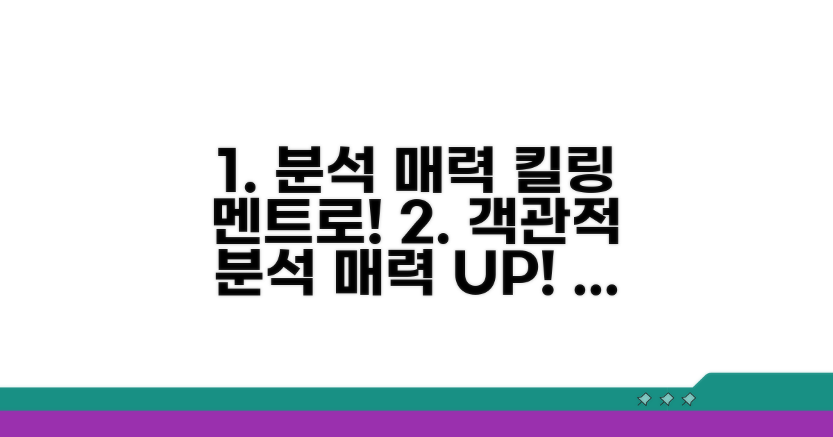 객관적 분석, 매력적 소개법