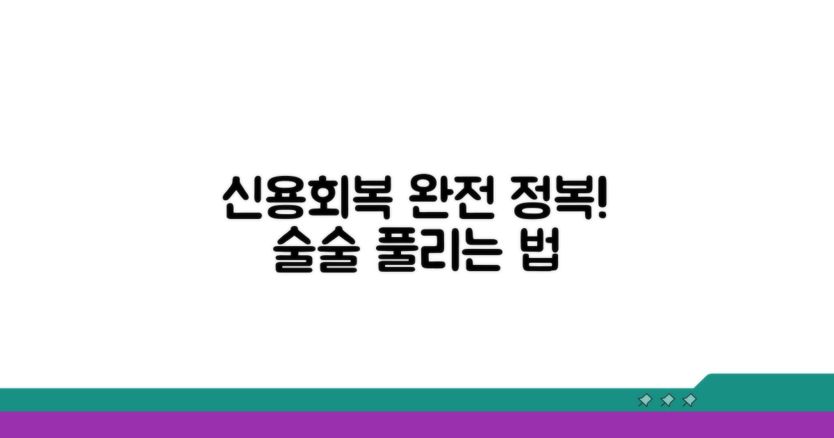 신용회복 절차 완전 정복
