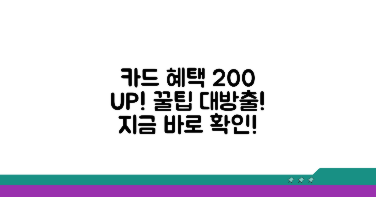 실전! 카드 혜택 200% 활용법