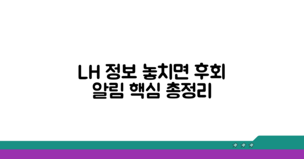 LH 분양 정보, 알림 서비스 핵심 총정리