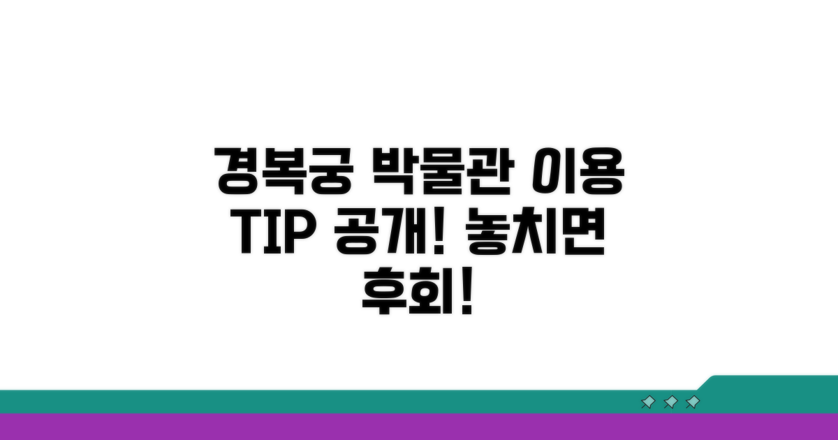 경복궁 내 박물관 이용 가이드