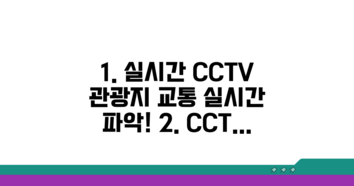 실시간 CCTV로 관광지 교통 파악