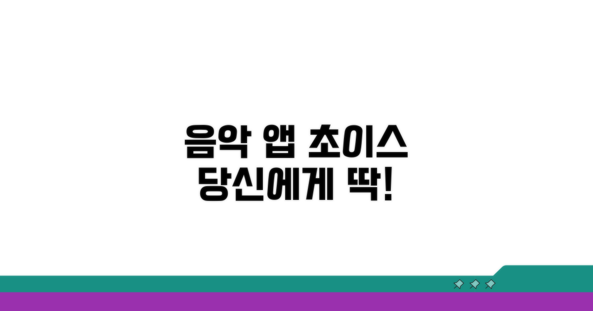 나에게 맞는 음원 서비스 선택법