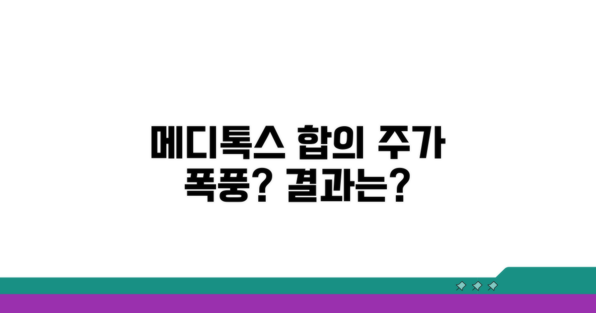 메디톡스 합의, 주가 영향은?