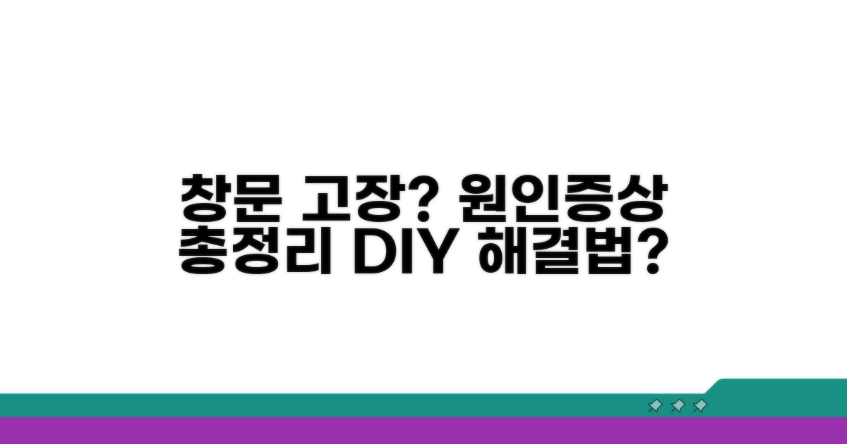 자동차 창문 안 올라가는 원인과 증상