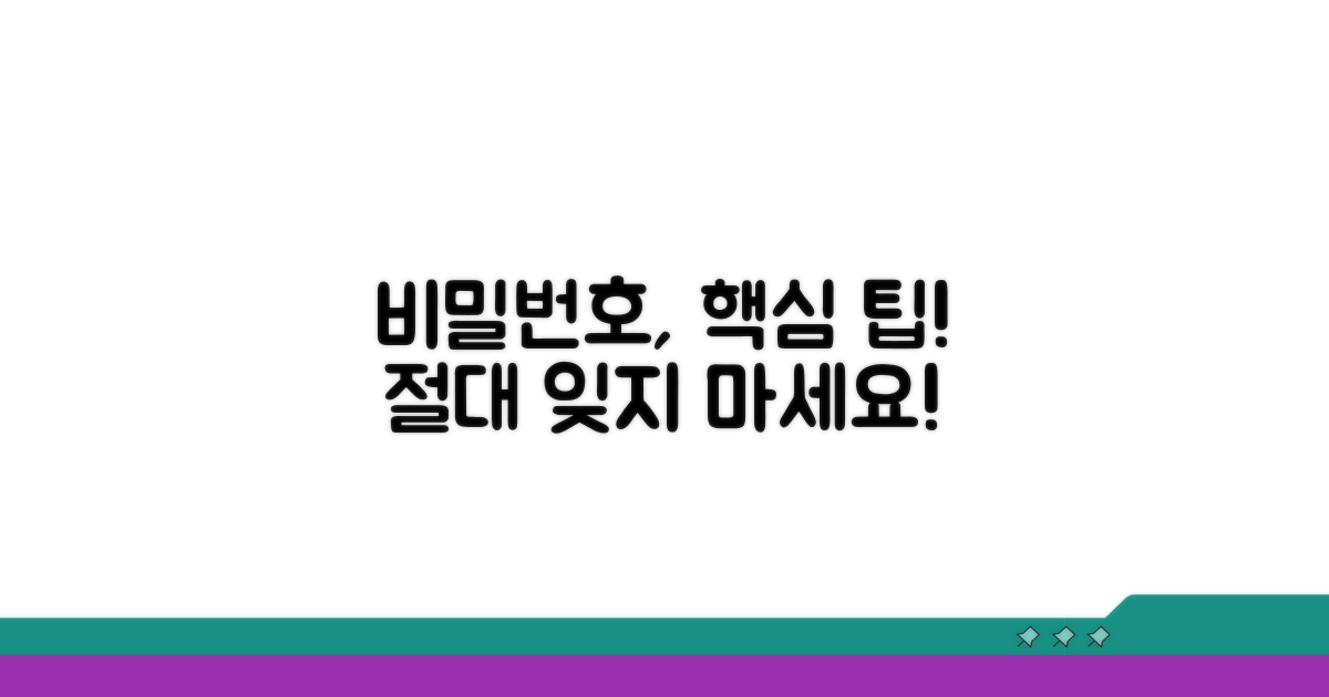 기억하기 쉬운 비밀번호 만들기 팁
