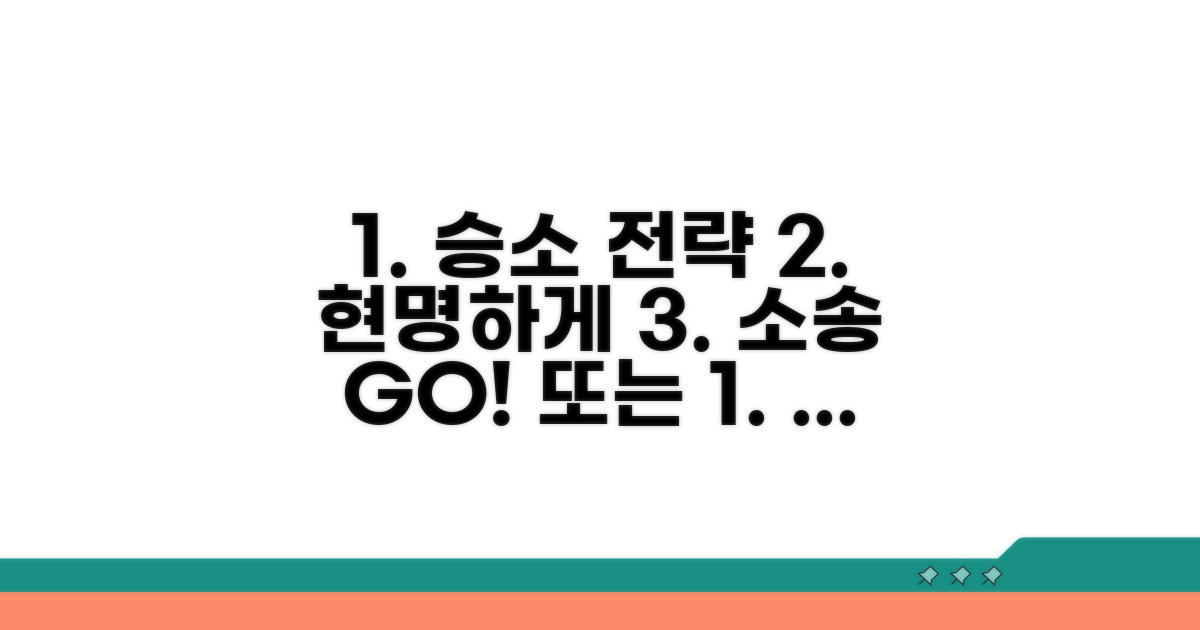 현명한 소송 진행 전략