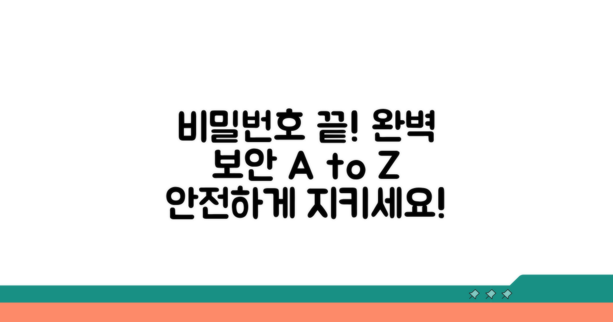안전한 비밀번호, 이것만 알면 끝!