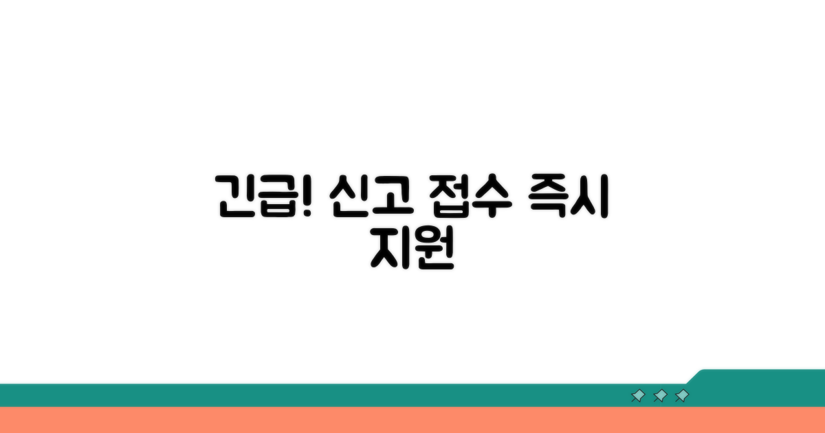 긴급 신고 접수부터 지원까지