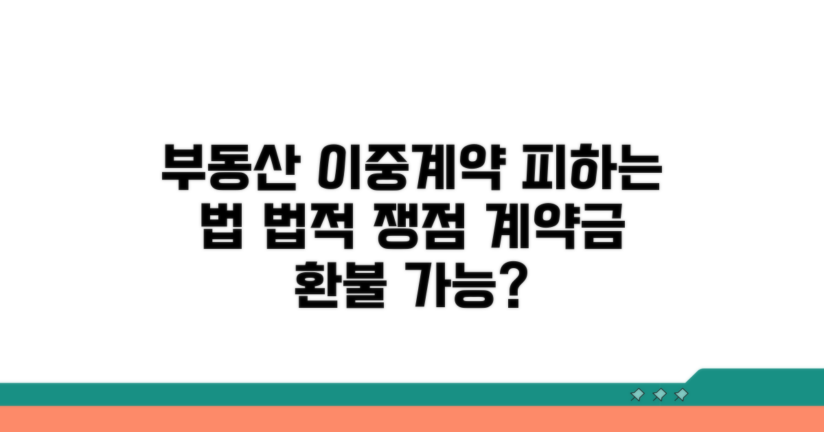 부동산 이중계약, 핵심 쟁점 분석