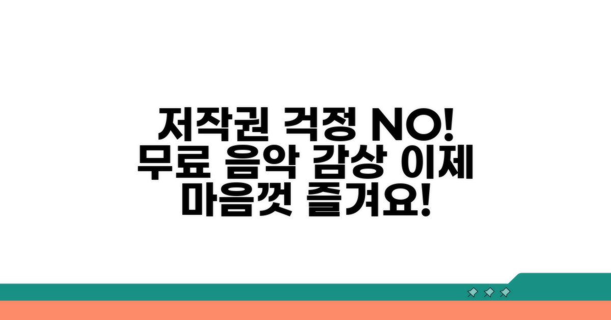 저작권 걱정 없는 음악 감상